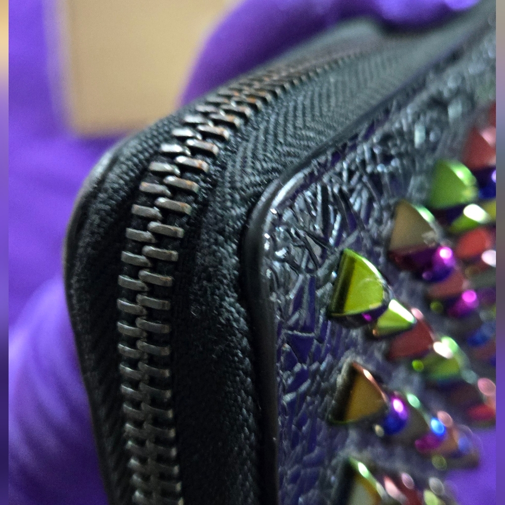 Christian Louboutin Panettone Multicolor Studded Wallet - Picture 3 of 15